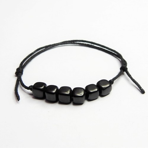 Shungite bracelet 8mm beads - beads,