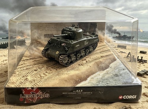 Corgi m4a3 sherman tank us - -,