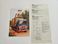 ERF C SERIES TRUCK SALES BROCHURE 1983