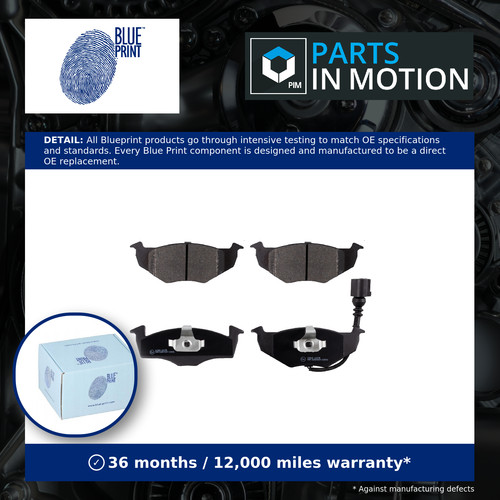 Brake pads set - polo, 9n