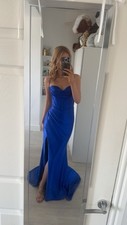 £500 Red Carpet Ready Brooke Royal Blue Prom Dress Size US 4 UK 4-10 (read desc)