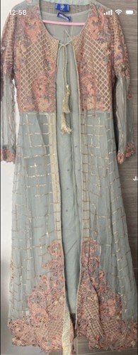 Mint pink chifon asian - mint/pink,