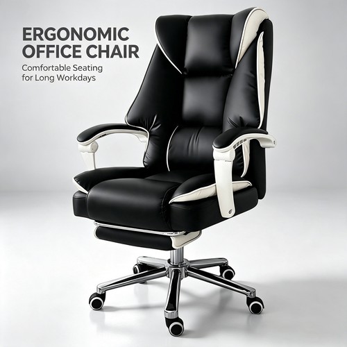 Office chair leather computer - leather,
