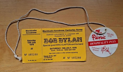 Bob dylan blackbushe - dylan, at