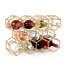 Metal wine rack bottle - metal,