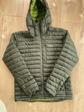 RAB GREEN PADDED HOOD COAT
