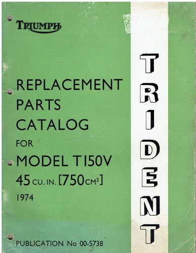Triumph trident t150v original - triumph,