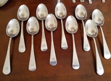 10 x Antique Vintage Silver