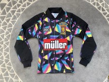 Aston Villa 1994 Rainbow Goal Keeper Football Shirt Dead Stock Small Boys ASICS