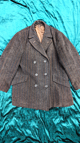 Vtg 1960s double breasted wool - vtg,