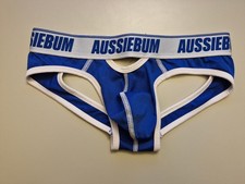 Aussiebum Men's Blue Mesh Jock