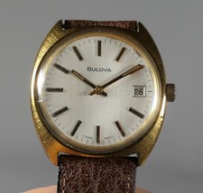 VINTAGE SWISS MADE BULOVA MANUAL GENTS WRIST WATCH TICKING