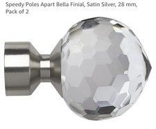 BELLA Curtain Pole Finials 2