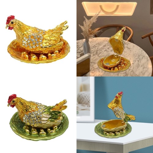 Metal hens laying eggs - metal,