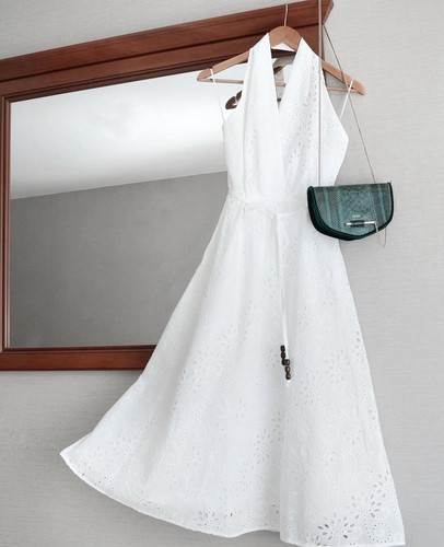 Zara white halter - zara,