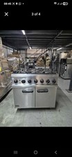 Lincat 6-Burner Commercial Gas Cooker with Electric Oven