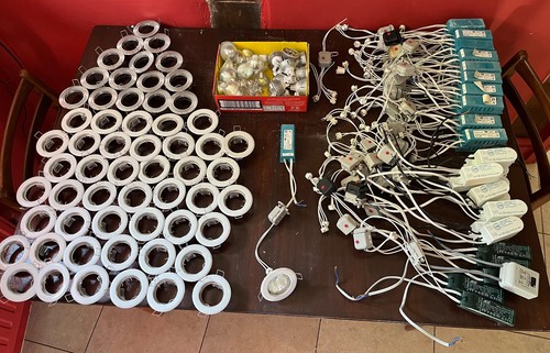 Job lot over - job, downlights