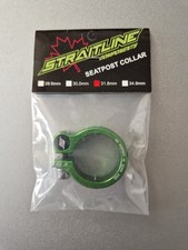 ***NEW***STRAITLINE MTB Seatpost Clamp / Collar, 31.8mm, in Racing Green