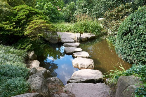 Natural stone stepping stones - natural,