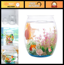 2pcs Clear Plastic Fish Bowls