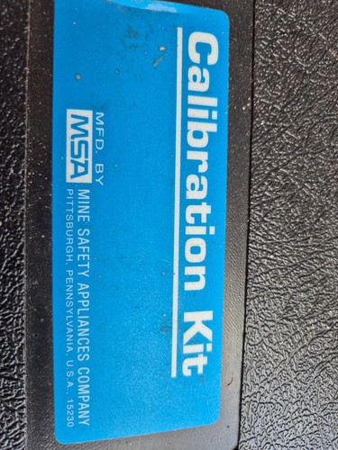 Msa calibration kit used - calibration, once
