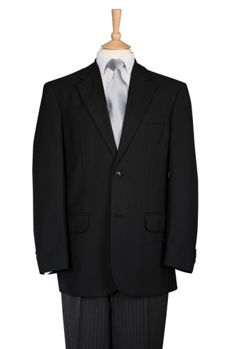 Black masonic funeral suit - suit, two