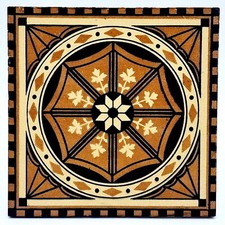 Antique Fireplace Tile Minton China Works 1890