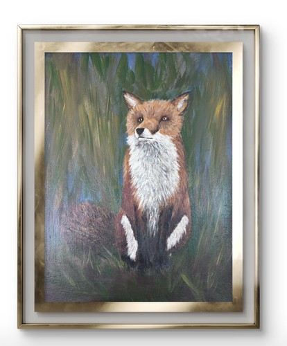 Original painting fox - of, a