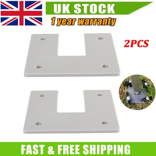 Awning leg anchor plates - awning,