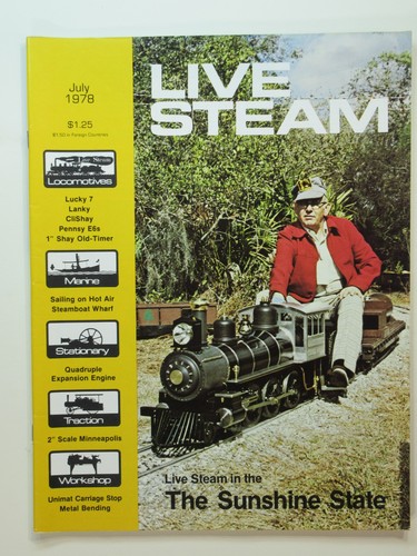 Live steam magazine - magazine, 1978