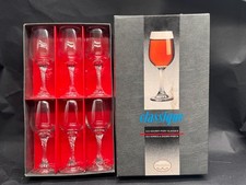 VINTAGE BOXED SET 6 CLASSIQUE SHERRY PORT GLASSES COLOROLL CHESTERFIELD