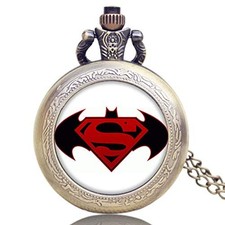 Batman superman logo bronze - vs,