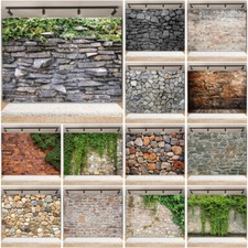 Vintage Stone Wall Plants