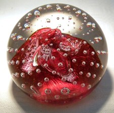 SELKIRK GLASS PAPERWEIGHT