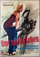 Ums nackte Leben Gia Scala orig. Filmplakat Grafik Goetze