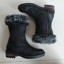 Superdry FUR TOP REAL LEATHER