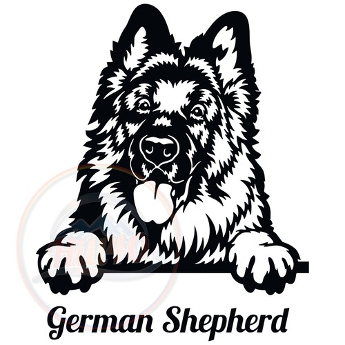 Dog decal silhouette - ***dog, |