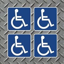 4 - 4" x 4" Handicap Disabled