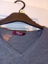 TM Lewin Grey Merino Wool