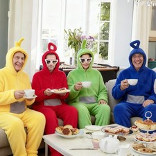 Nostalgic 90s Fancy Dress Costume for Adults - Teletubbies
