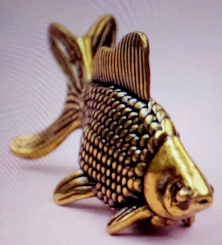 Brass fish miniature sweet - brass,