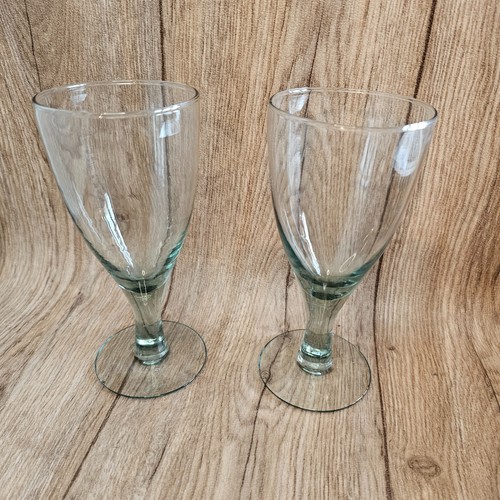 Pair chunky recycled - chunky, glass