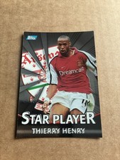Topps Premier Gold 2001 - Star Player Silver Foil #T1 Thierry Henry Arsenal