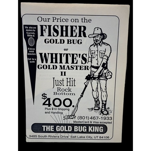 Fisher gold bug king vintage - fisher,