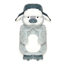 Grey Penguin in Trapper Hat 3D
