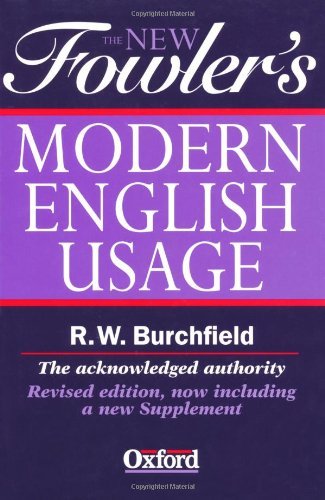 Fowler modern english - modern,