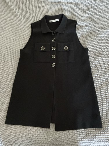Zara black sleeveless - black, long