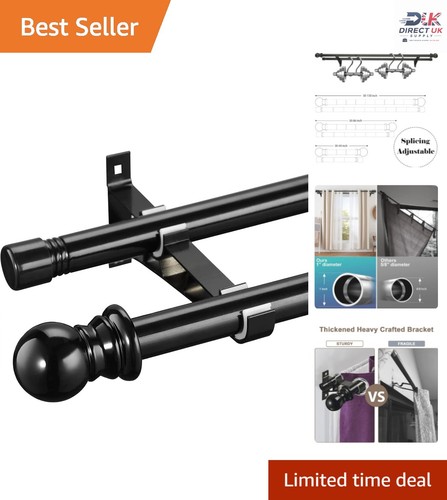 Double eylet curtain - rod,
