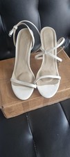 New Look size 8 White Strappy
