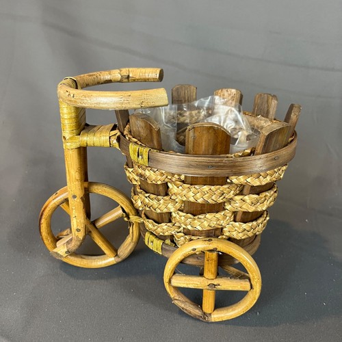 Vintage bamboo tricycle - bamboo, bike